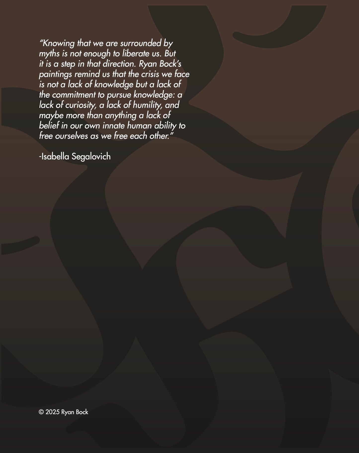 LICH Exhibition Catalog by Ryan Bock